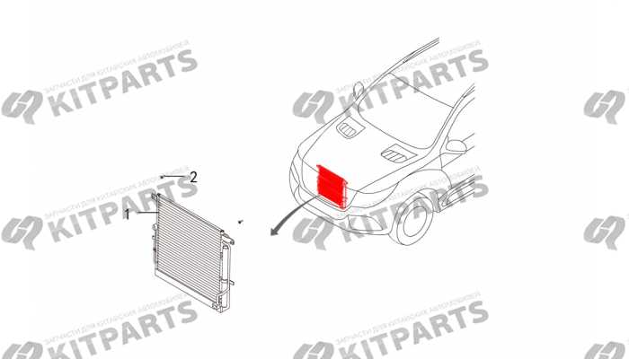 Радиатор кондиционера Haval H9